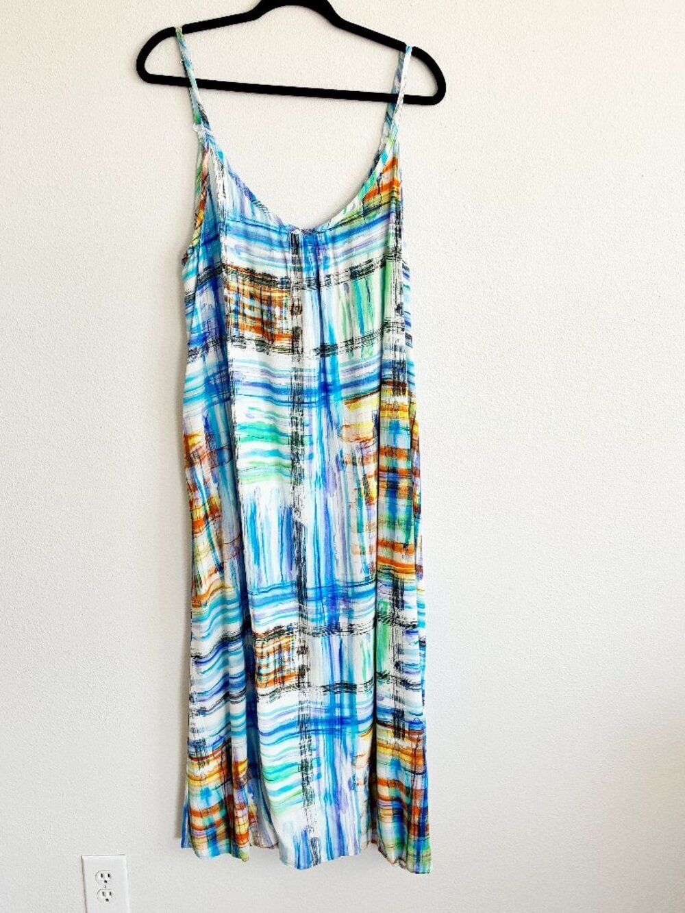 Jams World Hawaii Summer Plaid Midi Dress